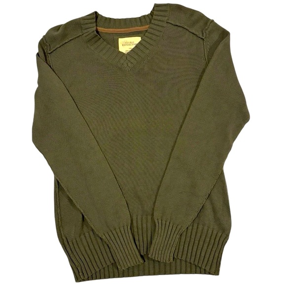 Natural reflection polo cottagecore ribbed waist sweater Large - Picture 1 of 9